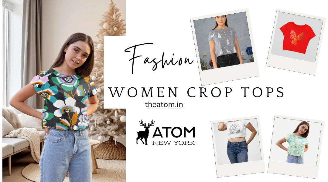Chic Comfort: Unveiling TheAtom.in's Women's Crop Tops Collection