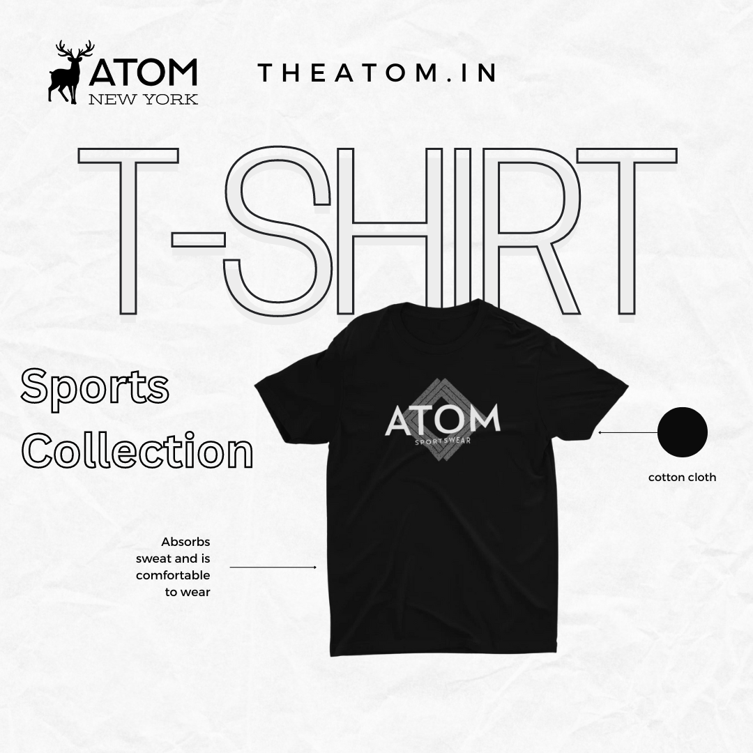 Run, Jump, Play: TheAtom.in's Athletic T-Shirts for Active Days