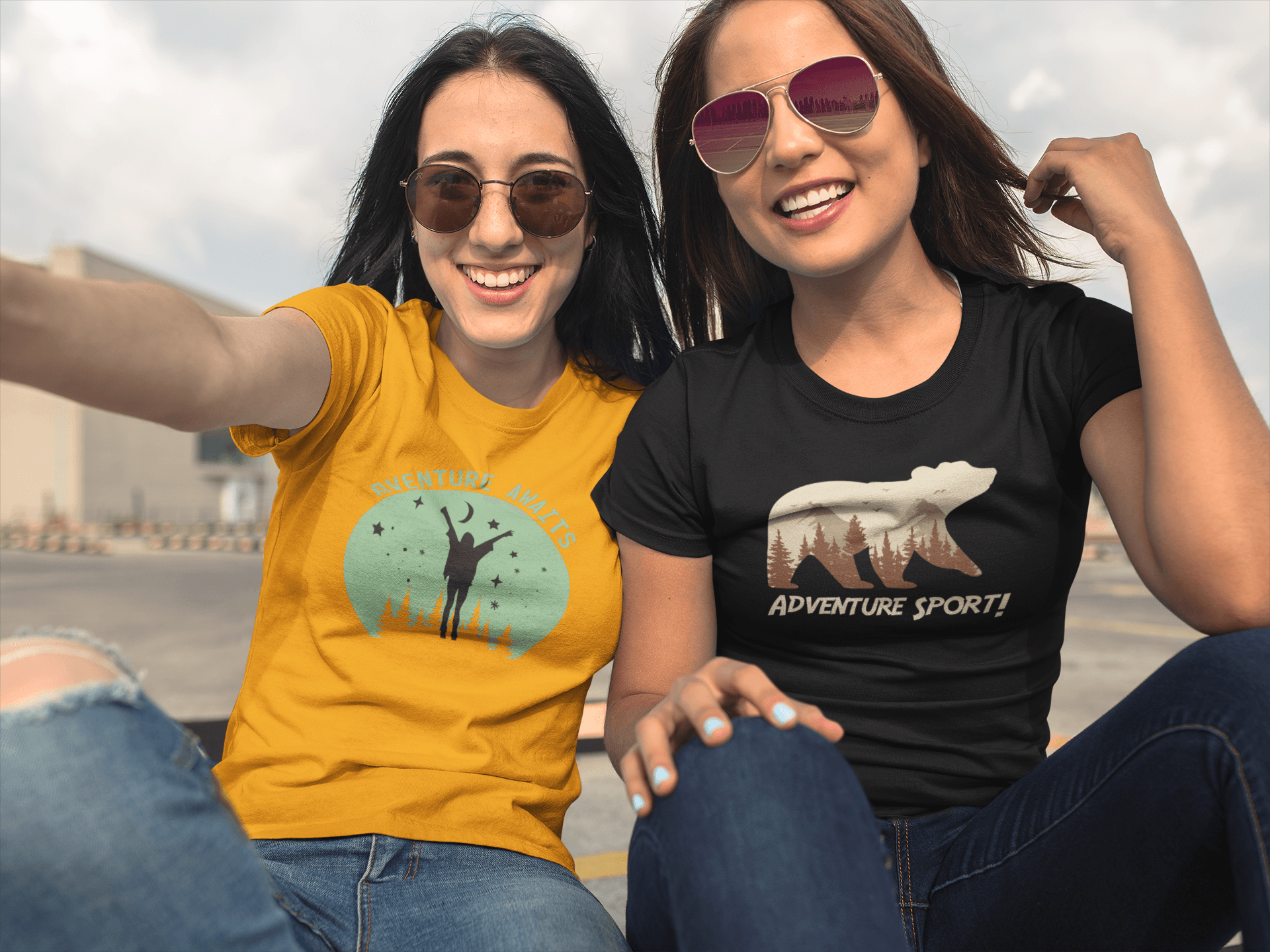 Women Round Neck T-Shirts - ATOM